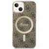 „Guess“ GUBPP14SH4EACSW dėklas + įkroviklis, „iPhone 14 6.1“ ratukas / kietas dėklas su ratuku, 4G, „MagSafe“ spausdinimas