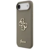 „Guess“ silikoninis „Big 4G Script“ dėklas, skirtas „iPhone Air“ – rudas
