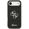 „Guess“ silikoninis „Big 4G Script“ dėklas, skirtas „iPhone Air“ - juodas
