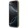 Guess Silicone Big 4G Script dėklas iPhone 17 Pro rudos spalvos