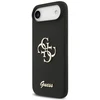 „Guess“ silikoninis „Big 4G Script“ dėklas, skirtas „iPhone Air“ - juodas