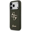 Guess Silicone Big 4G Script dėklas skirtas Apple iPhone 17 Pro khaki