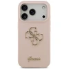 Guess Silicone Big 4G Script Dėklas Apple iPhone 17 Pro rožinės spalvos