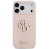 Guess Silicone Big 4G Script Dėklas Apple iPhone 17 Pro Max rožinės spalvos