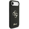 „Guess“ silikoninis „Big 4G Script“ dėklas, skirtas „iPhone Air“ - juodas