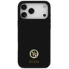 „Guess“ silikoninis „Logo Strass 4G MagSafe“ dėklas, skirtas „iPhone 17 Pro Max“ - Juodas