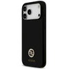 „Guess“ silikoninis „Logo Strass 4G MagSafe“ dėklas, skirtas „iPhone 17 Pro Max“ - Juodas