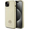Guess dėklas, skirtas iPhone 15 Plus 6.7GUHCP15MPS4DGPD auksinis kietas dėklas , skirtas Strass Metal Logo