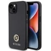 Dėklas GUESS GUHCP15MPS4DGPK IPHONE 15 PLUS / 14 PLUS 6.7 "Juodas / Juodas HARDCASE STRASS METAL LOGO