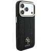 Dėklas Guess Case for IPHONE 18 Pro/17 Pro compatible with MagSafe (Stripe Peony 4G Logo) juodas