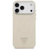 Dėklas Guess Triangle Logo MagSafe Case for iPhone 17 Pro - rusvai gelsvas