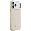 Dėklas Guess Triangle Logo MagSafe Case for iPhone 17 Pro - rusvai gelsvas