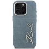 Dėklas Karl Lagerfeld FW Jeans Signature Logo iPhone 16 Pro Case - Mėlyna