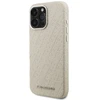Dėklas Karl Lagerfeld FW Stamped Karl MagSafe Case for iPhone 16 Pro - rusvai gelsvas