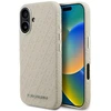 Dėklas Karl Lagerfeld FW Stamped Karl MagSafe iPhone 16 Case - rusvai gelsvas