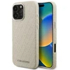 Dėklas Karl Lagerfeld FW Stamped Karl MagSafe Case for iPhone 16 Pro Max - rusvai gelsvas