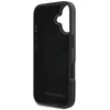 Karl Lagerfeld HC Grained PU Cardslot metalinis pailgas iPhone 16 dėklas - Juodas