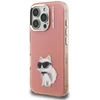 Dėklas Karl Lagerfeld IML Aquarelle Choupette & Logo iPhone 16 Pro Case - Rožinė