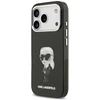 Karl Lagerfeld IML Aquarelle Karl & Logo MagSafe dėklas Apple iPhone 17 Pro juodos spalvos