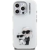 „Karl Lagerfeld IML Aquarelle Karl & Choupette & Logo“ dėklas, skirtas „iPhone 16 Pro Max“ - Baltas