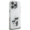 „Karl Lagerfeld IML Aquarelle Karl & Choupette & Logo“ dėklas, skirtas „iPhone 16 Pro Max“ - Baltas