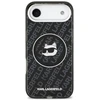 Karl Lagerfeld IML Choupette Head Logo MagSafe dėklas Apple iPhone Air juodos spalvos