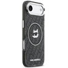 Karl Lagerfeld IML Choupette Head Logo MagSafe dėklas Apple iPhone Air juodos spalvos