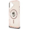 Dėklas Karl Lagerfeld IML Choupette Sketch Logo MagSafe iPhone 16 Case - Rožinė