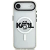 Karl Lagerfeld IML Choupette Sketch Logo MagSafe dėklas skirtas Apple iPhone Air Clear