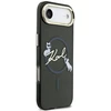 Dėklas Karl Lagerfeld IML Choupettes Karl Script Logo MagSafe iPhone Air Case - Juodas