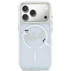 „Karl Lagerfeld IML Choupettes Karl Script Logo MagSafe“ dėklas, skirtas „iPhone 17 Pro“ – skaidrus