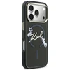 Dėklas Karl Lagerfeld IML Choupettes Karl Script Logo MagSafe Case for iPhone 17 Pro - Juodas