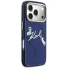 „Karl Lagerfeld IML Choupettes Karl Script Logo MagSafe“ dėklas, skirtas „iPhone 17 Pro Max“ - Mėlyna