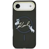 Dėklas Karl Lagerfeld IML Choupettes Karl Script Logo MagSafe iPhone Air Case - Juodas