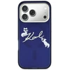 „Karl Lagerfeld IML Choupettes Karl Script Logo MagSafe“ dėklas, skirtas „iPhone 17 Pro Max“ - Mėlyna