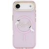 Dėklas Karl Lagerfeld IML Choupettes Karl Script Logo MagSafe iPhone Air Case - Rožinė