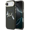Dėklas Karl Lagerfeld IML Choupettes Karl Script Logo MagSafe iPhone Air Case - Juodas