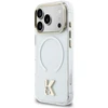 „Karl Lagerfeld IML K Head Logo MagSafe“ dėklas, skirtas „iPhone 17 Pro“ – skaidrus