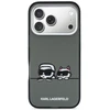 Karl Lagerfeld IML K&CH Heads Logo MagSafe dėklas skirtas Apple iPhone 17 Pro Max juodos spalvos