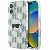 Karl Lagerfeld IML Karl Head Electroplated - dėklas skirtas Apple iPhone 16 transparent