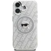 „Karl Lagerfeld IML Karl Head Logo MagSafe“ dėklas, skirtas „iPhone 16“ – pilkas