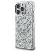 Dėklas Karl Lagerfeld IML Karl Script Pattern MagSafe, skirtas iPhone 16 Pro, baltos spalvos