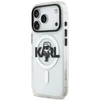 Karl Lagerfeld IML Karl Sketch Logo MagSafe dėklas Apple iPhone 17 Pro skaidrus
