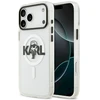 Karl Lagerfeld IML Karl Sketch Logo MagSafe dėklas iPhone 17 Pro Max skaidrus