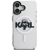 „Karl Lagerfeld IML Karl Sketch Logo MagSafe“ dėklas, skirtas „iPhone 16“ – skaidrus