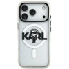 Karl Lagerfeld IML Karl Sketch Logo MagSafe dėklas Apple iPhone 17 Pro skaidrus