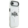 Karl Lagerfeld IML Karl Sketch Logo MagSafe dėklas Apple iPhone Air skaidrus