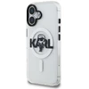 „Karl Lagerfeld IML Karl Sketch Logo MagSafe“ dėklas, skirtas „iPhone 16“ – skaidrus