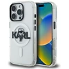 „Karl Lagerfeld IML Karl Sketch Logo MagSafe“ dėklas, skirtas „iPhone 16 Pro Max“ – skaidrus