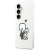 Karl Lagerfeld IML K&CH Back Logo Magnetic dėklas skirtas Apple iPhone Samsung Galaxy S26 skaidrus